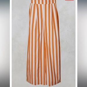 Beatrice B Wide Leg Trousers In Mustard, NWT